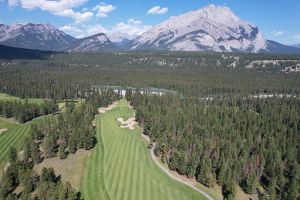 Banff Springs 7th Mountain Aerial